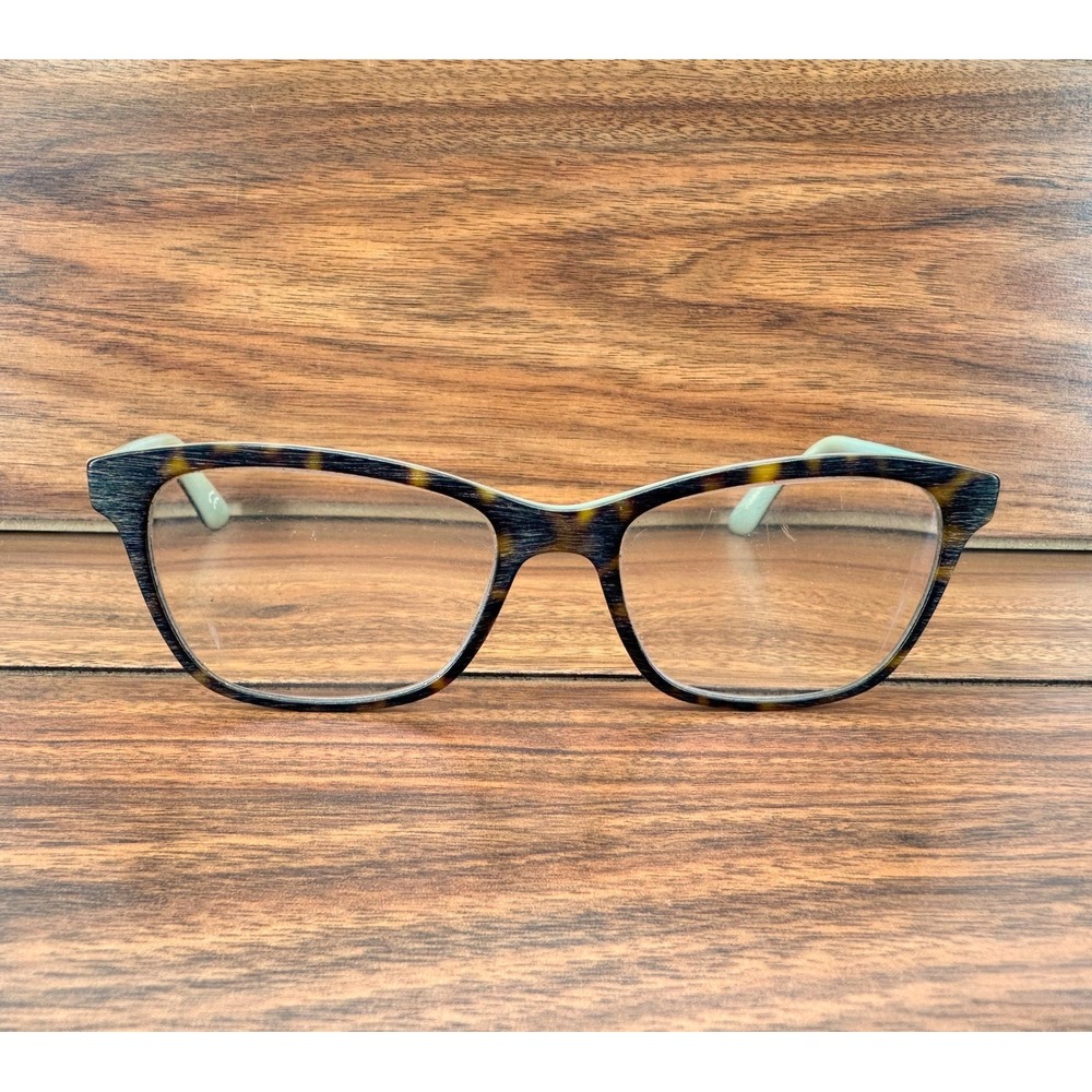 Rickey Smiley Eyewear Glasses Frames Tortoise Green RS 209 Cat Eye 54-18-135